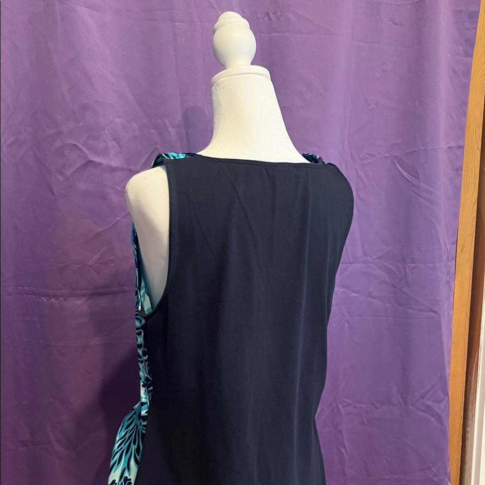 Ann Taylor Blue and Teal Floral Top - Picture 5 of 5
